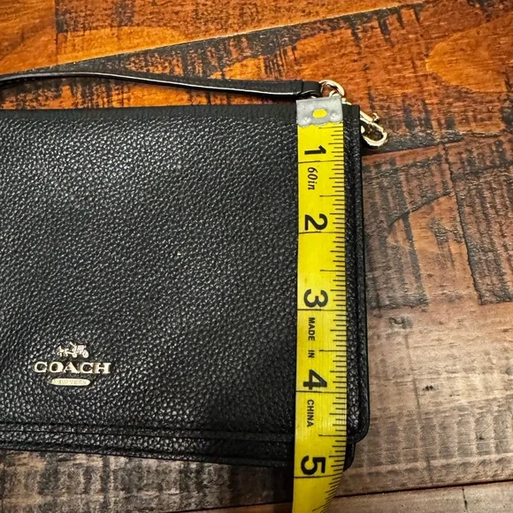 Coach Black Leather Crossbody - Picture 4 of 9